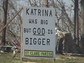 katrina storm sign